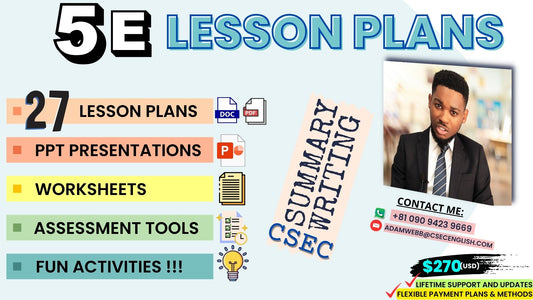 Summary Writing Lesson Plans | CSEC English A