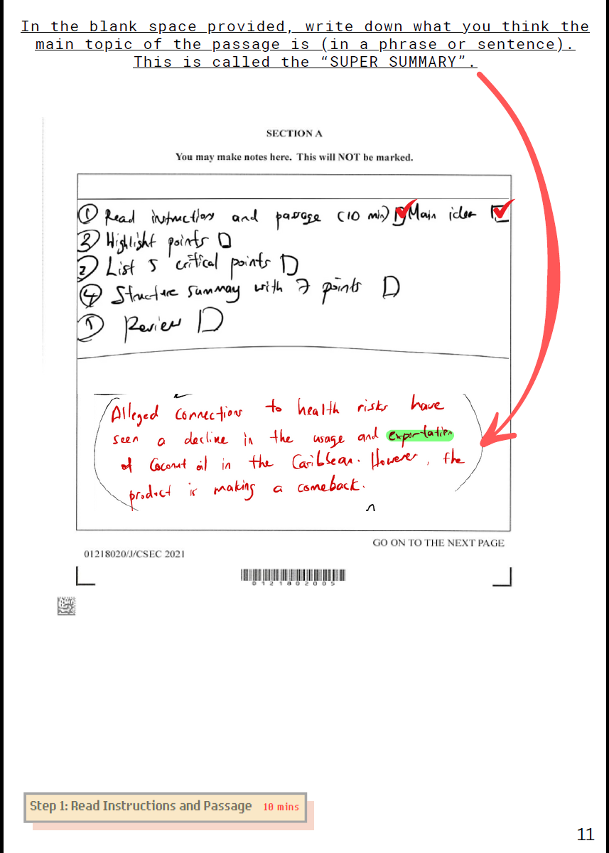 Csec Report Writing Pdf Summary Writing Guidebook (PDF) | CSEC English A