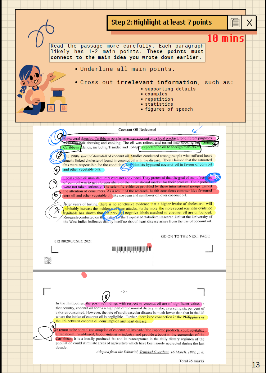 Summary Writing Guidebook (PDF) | CSEC English A