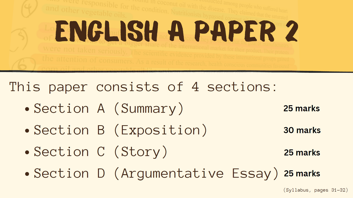 CSEC English Syllabus Highlights (PDF + PPT)