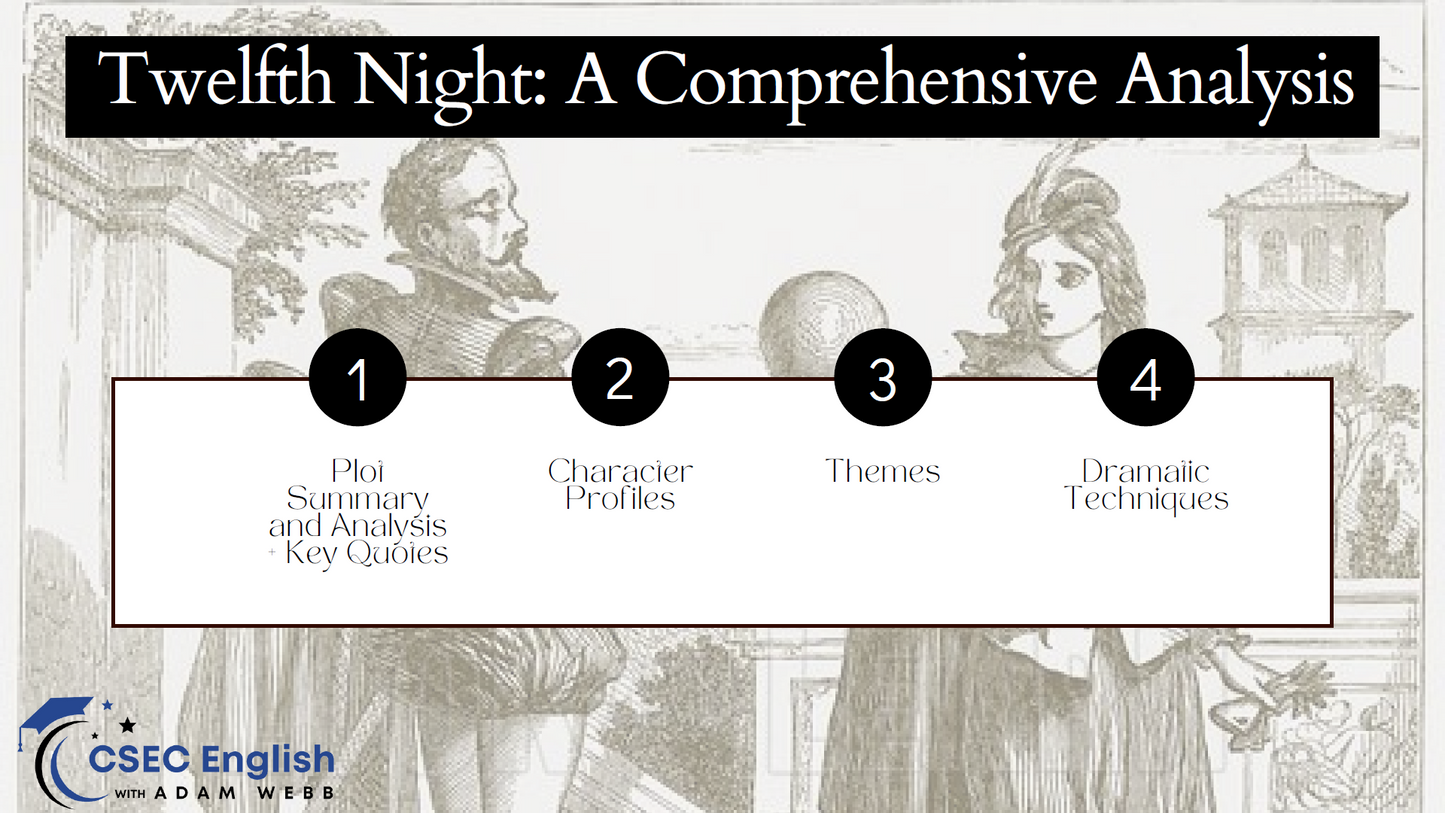 Twelfth Night Analysis (PDF + PPT) | CSEC English B