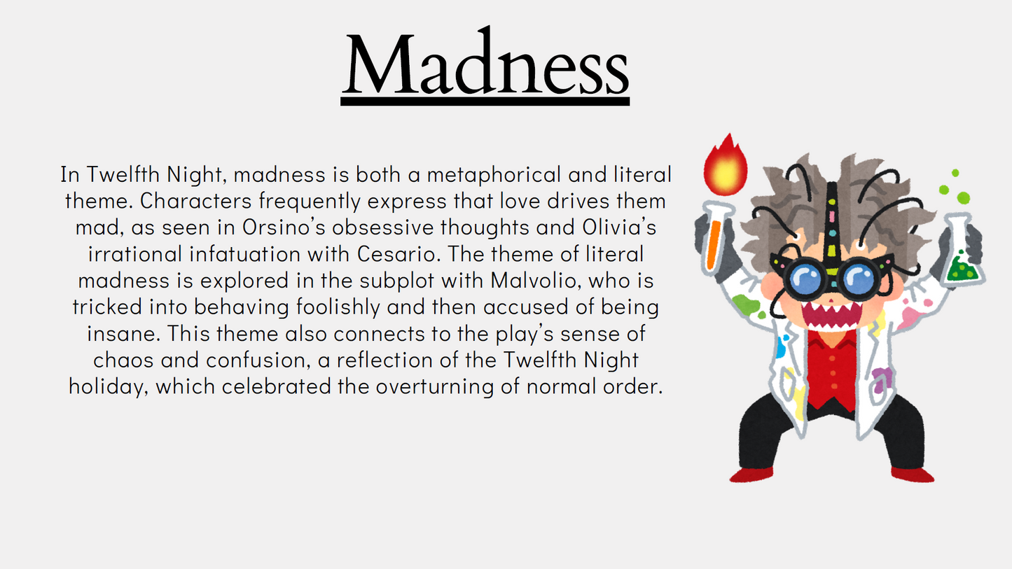 Twelfth Night Analysis (PDF + PPT) | CSEC English B